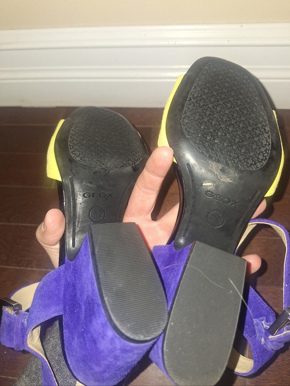 GEOX RESPIRA , SIZE 36 SUEDE SHOES - Picture 6 of 8